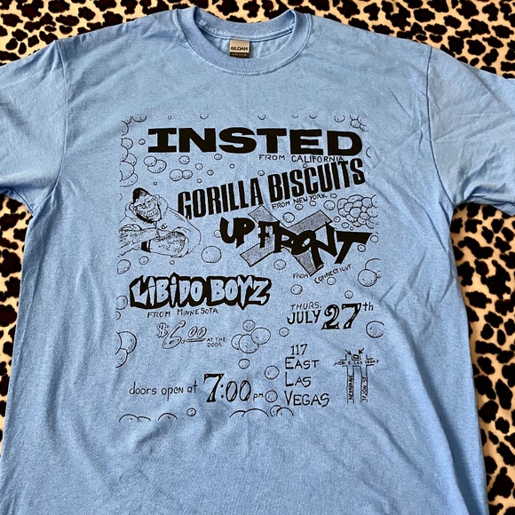 Insted Gorilla Biscuits Vintage Flyer T-Shirt - Picture 1 of 2
